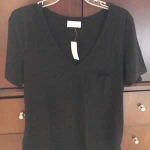 t.la Black Short Sleeve Tee Shirt Size Large